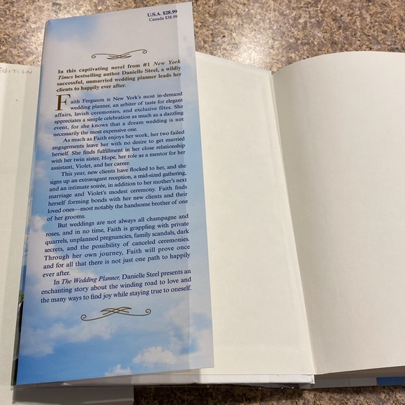 3 Danielle Steel Hardcover Books Wedding Planner Palazzo Matters of the Heart - Picture 12 of 16